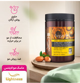 ماسک مو لایتنس مدل روغن آرگان تقویت کننده فاقد سولفات مناسب انواع مو حجم 1000 میلی لیتر